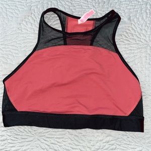 Dusty rose sports bra from Pink by Victorias Secret.